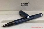 Fake Mont blanc M Marc Newson Rollerball Pen Blue & Black Clip